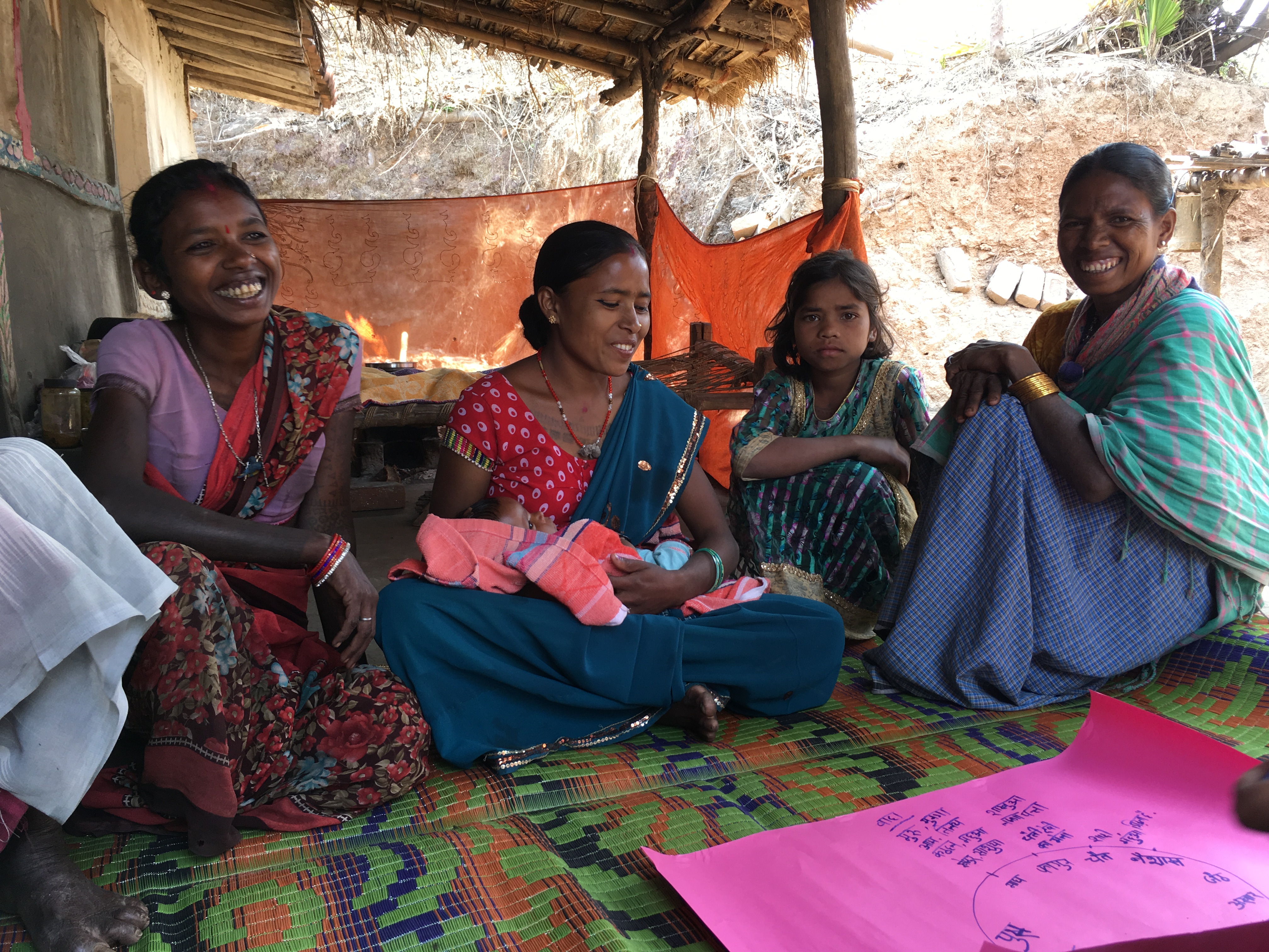 Women taking part in a focused discussion group in Chakai, Bihar. Photo credit: PRADAN.